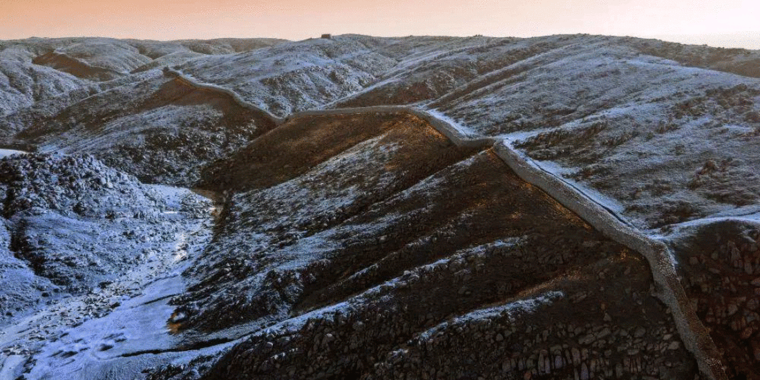 Guyang Great Wall from Qin in Baotou